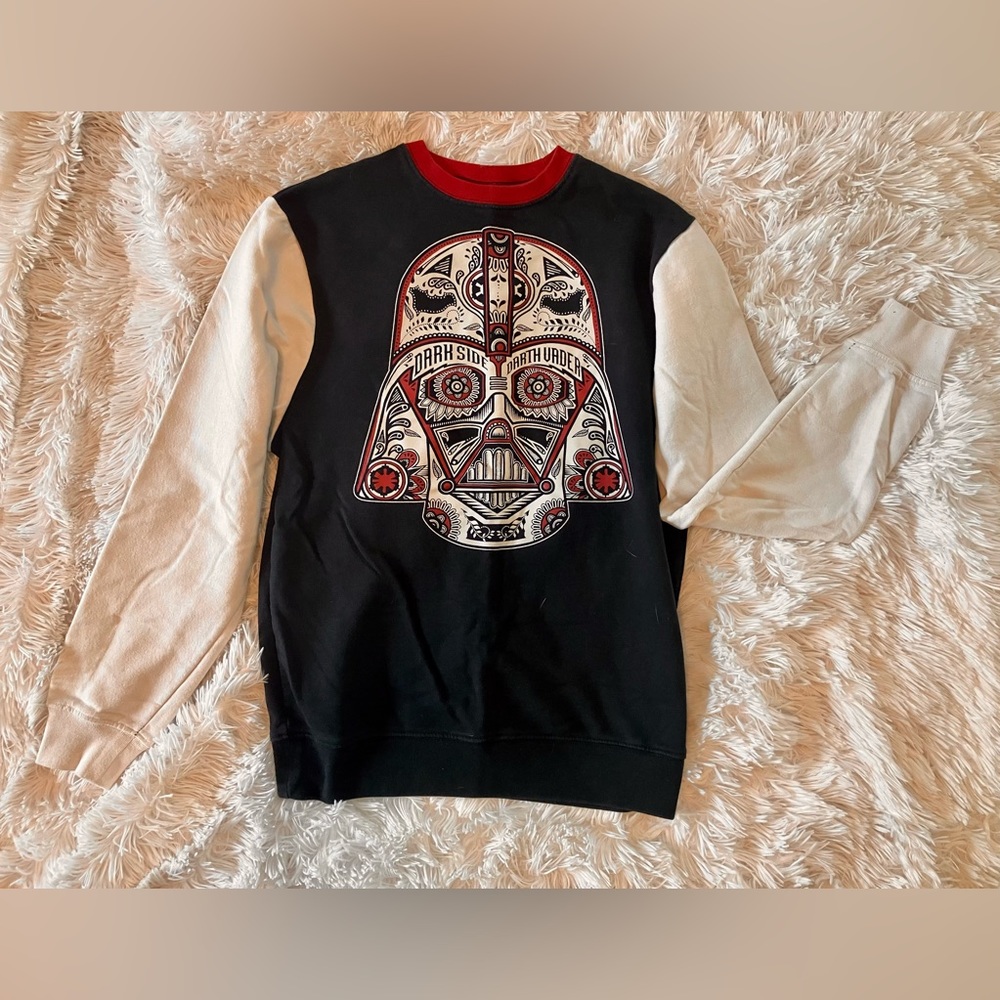 RARE Star Wars Darth Vader Day of The Dead Crewneck Size S
